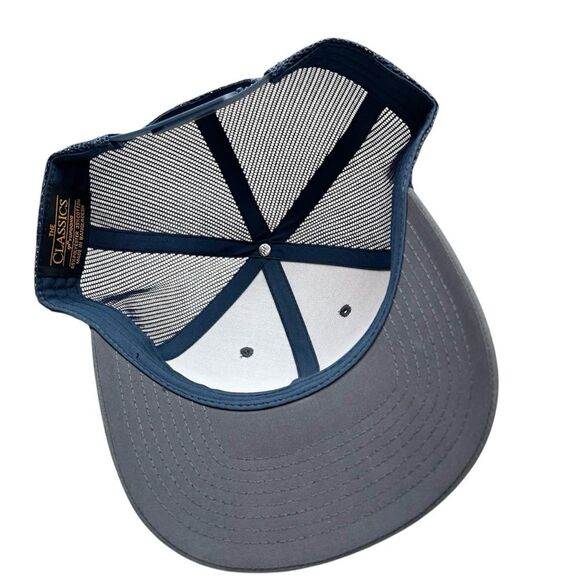 B.W. Biscuit Mesh Back Two-Tone Great Dane Trucker Hat - Picture 3 of 3
